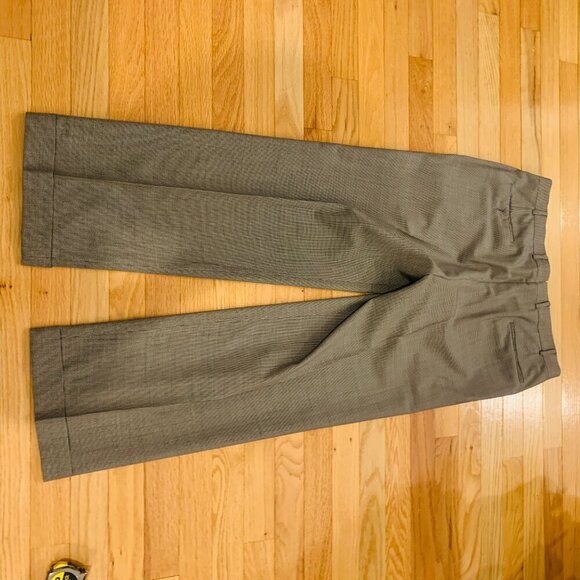 Brooks Brothers Mens Tan Classic Houndstooth Wool 2 Piece Suit 43R Jacket - Picture 4 of 16